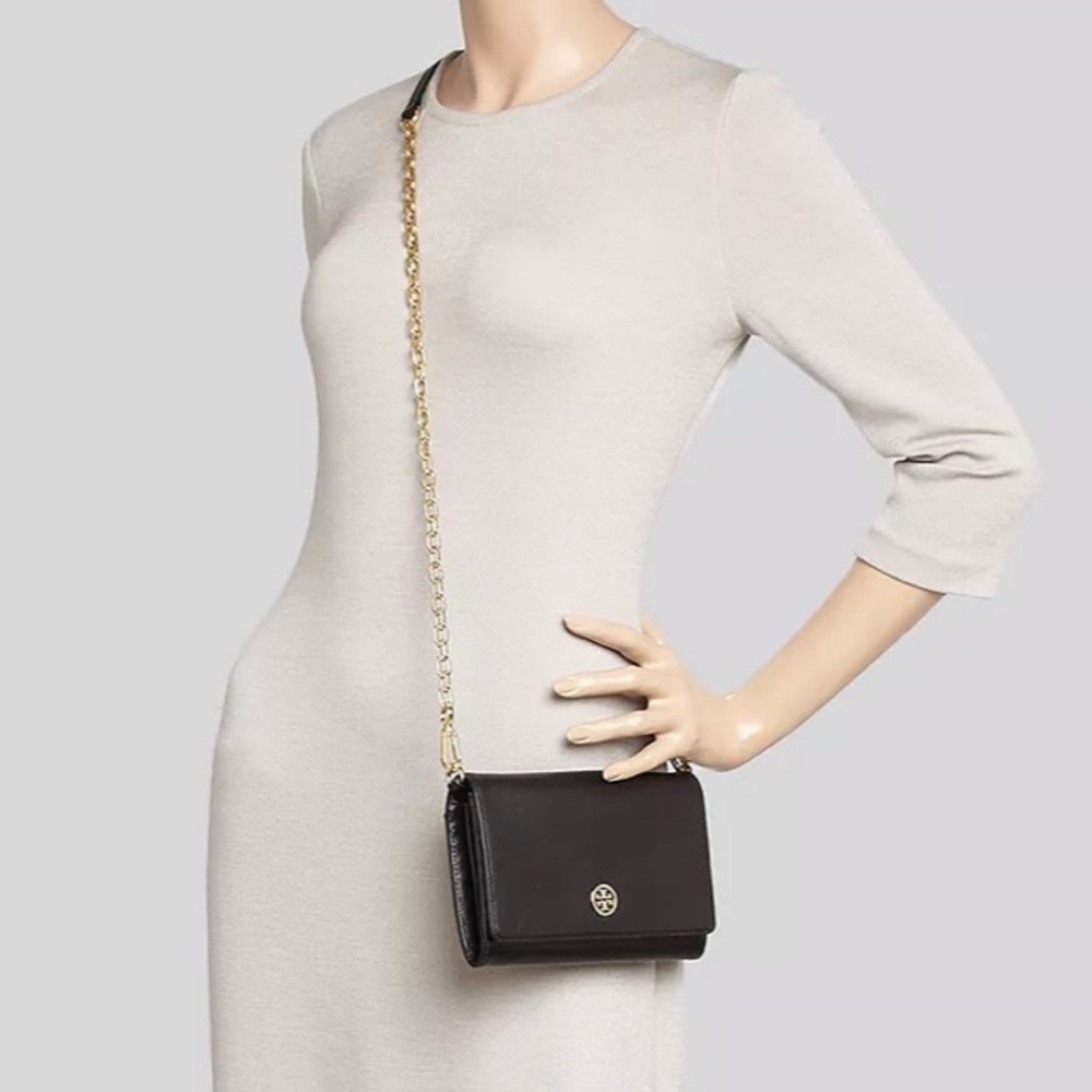 Tory Burch Robinson Chain Wallet / Purse - Picture 8 of 9